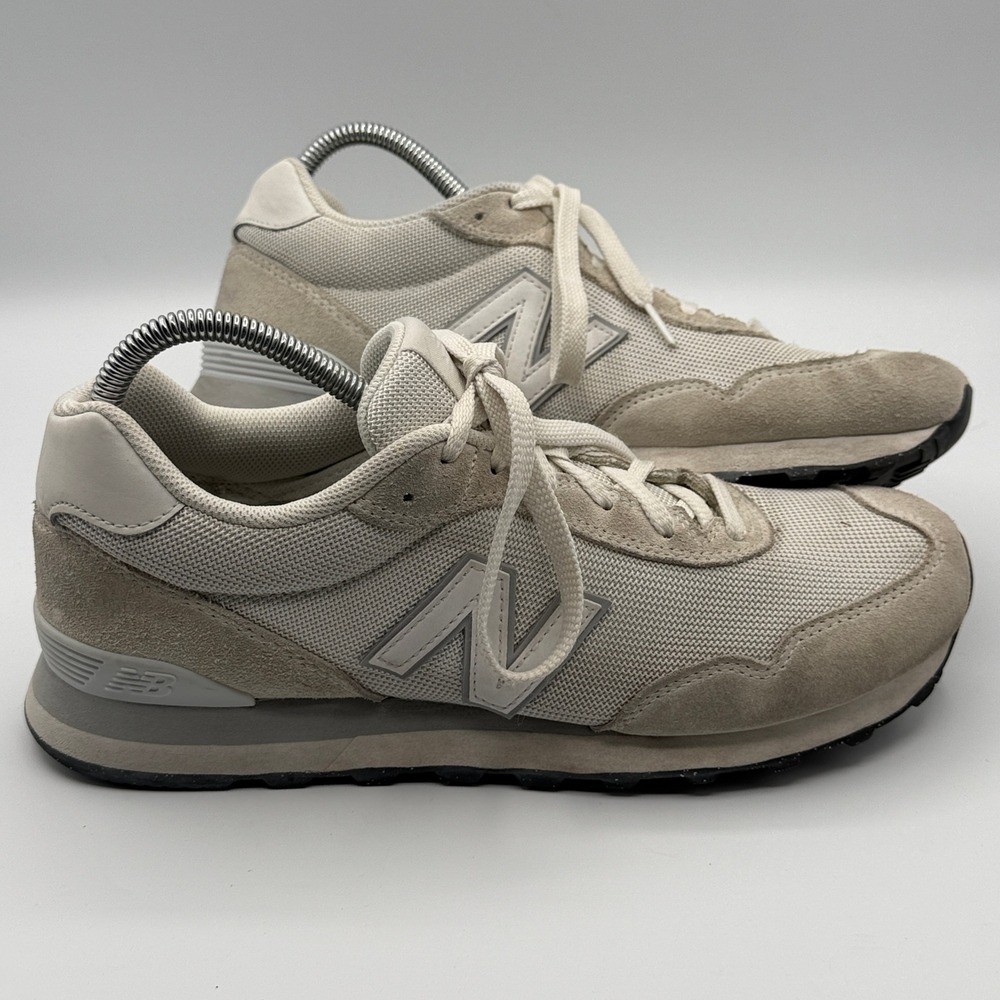 New Balance 515 Sneakers Women 11 Beige WL515WHT Suede Mesh Lace Retro Gorpcore